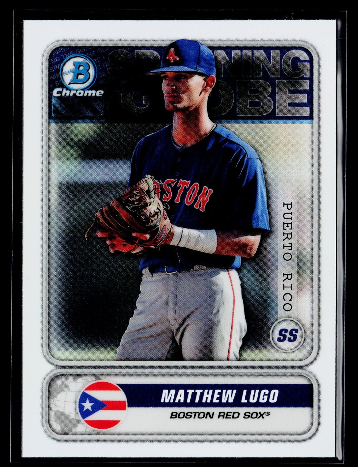 2020 Bowman Matthew Lugo Chrome Spanning the Globe #STG-ML