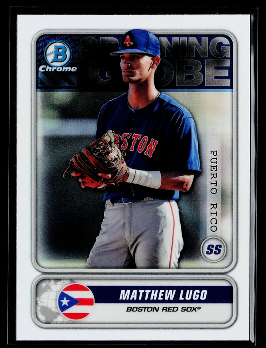2020 Bowman Matthew Lugo Chrome Spanning the Globe #STG-ML