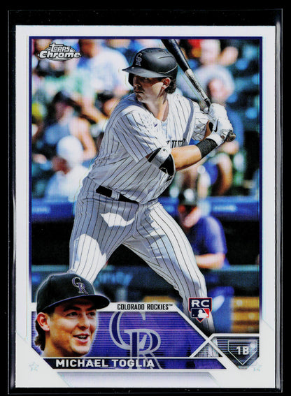 2023 Topps Chrome Michael Toglia Refractors #87