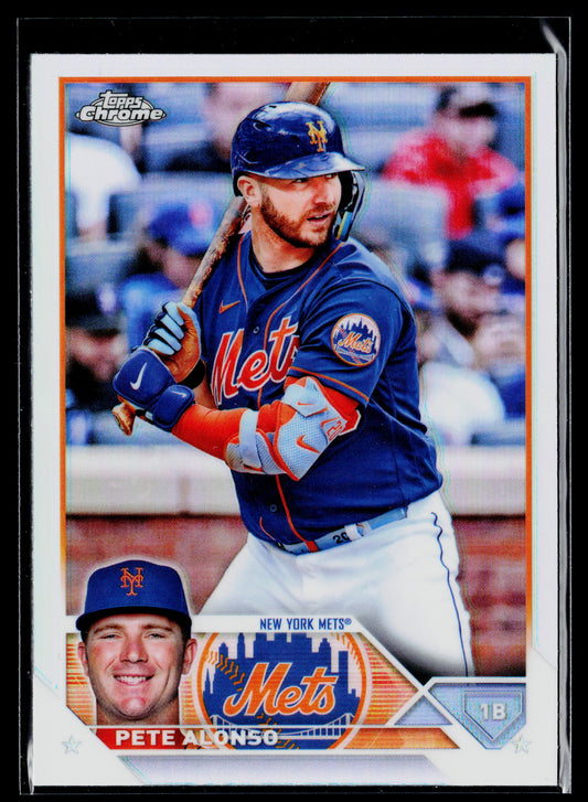 2023 Topps Chrome Pete Alonso Refractors #75