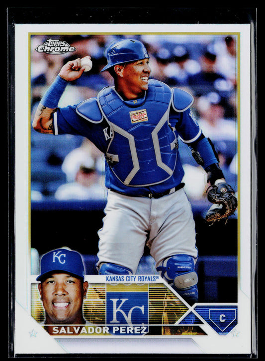 2023 Topps Chrome Salvador Perez Refractors #165