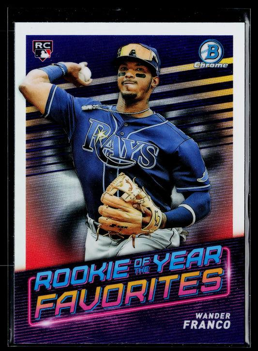2022 Bowman Wander Franco Rookie of the Year Favorites Refractors #ROYF-1