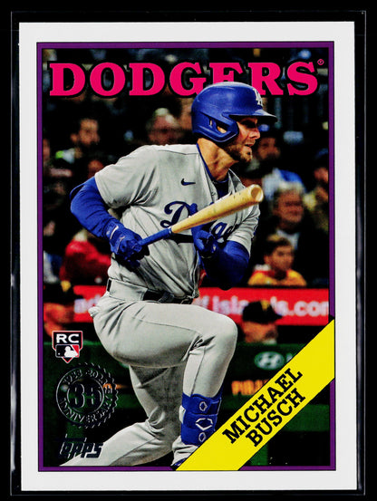 2023 Topps Update Michael Busch 1988 Topps Baseball 35th Anniversary #88US-8
