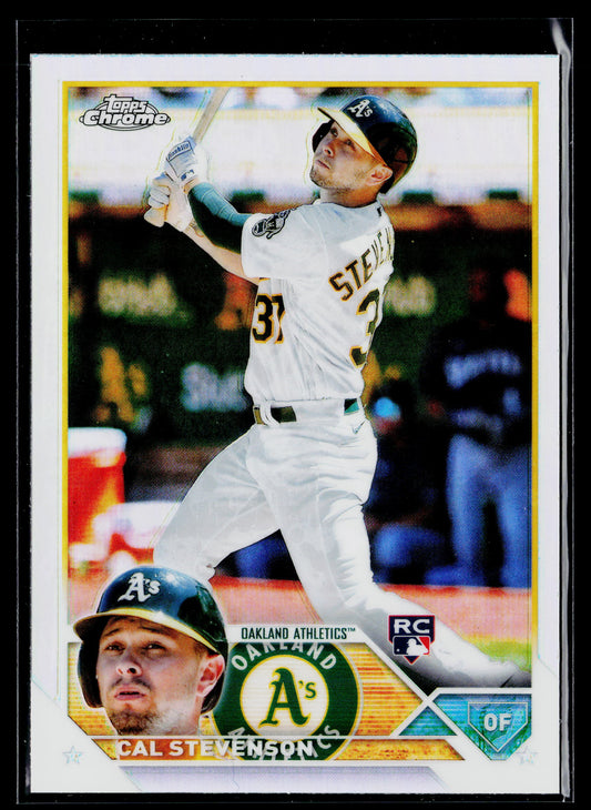2023 Topps Chrome Cal Stevenson Refractors #199