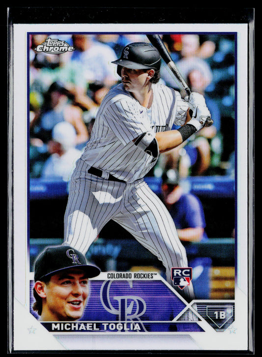 2023 Topps Chrome Michael Toglia Refractors #87
