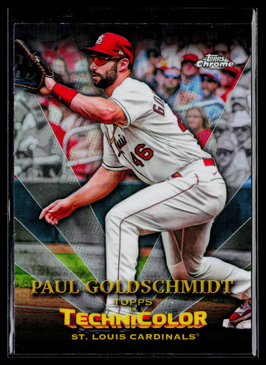 2023 Topps Chrome Paul Goldschmidt Topps in Technicolor #TT-15