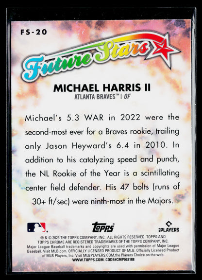 2023 Topps Chrome Michael Harris II Future Stars #FS-20