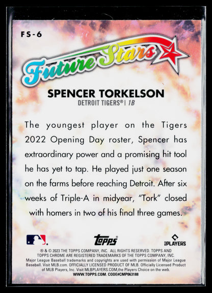 2023 Topps Chrome Spencer Torkelson Future Stars #FS-6