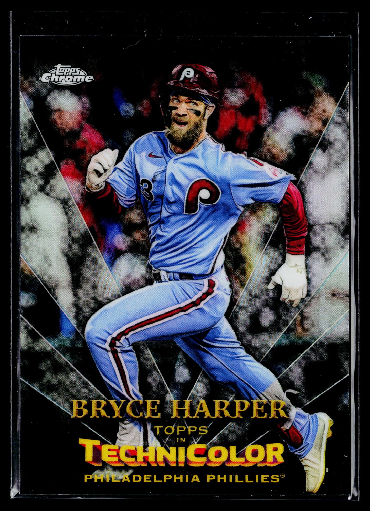 2023 Topps Chrome Bryce Harper Topps in Technicolor #TT-24