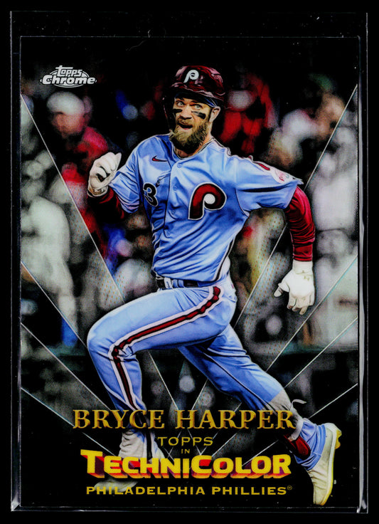 2023 Topps Chrome Bryce Harper Topps in Technicolor #TT-24