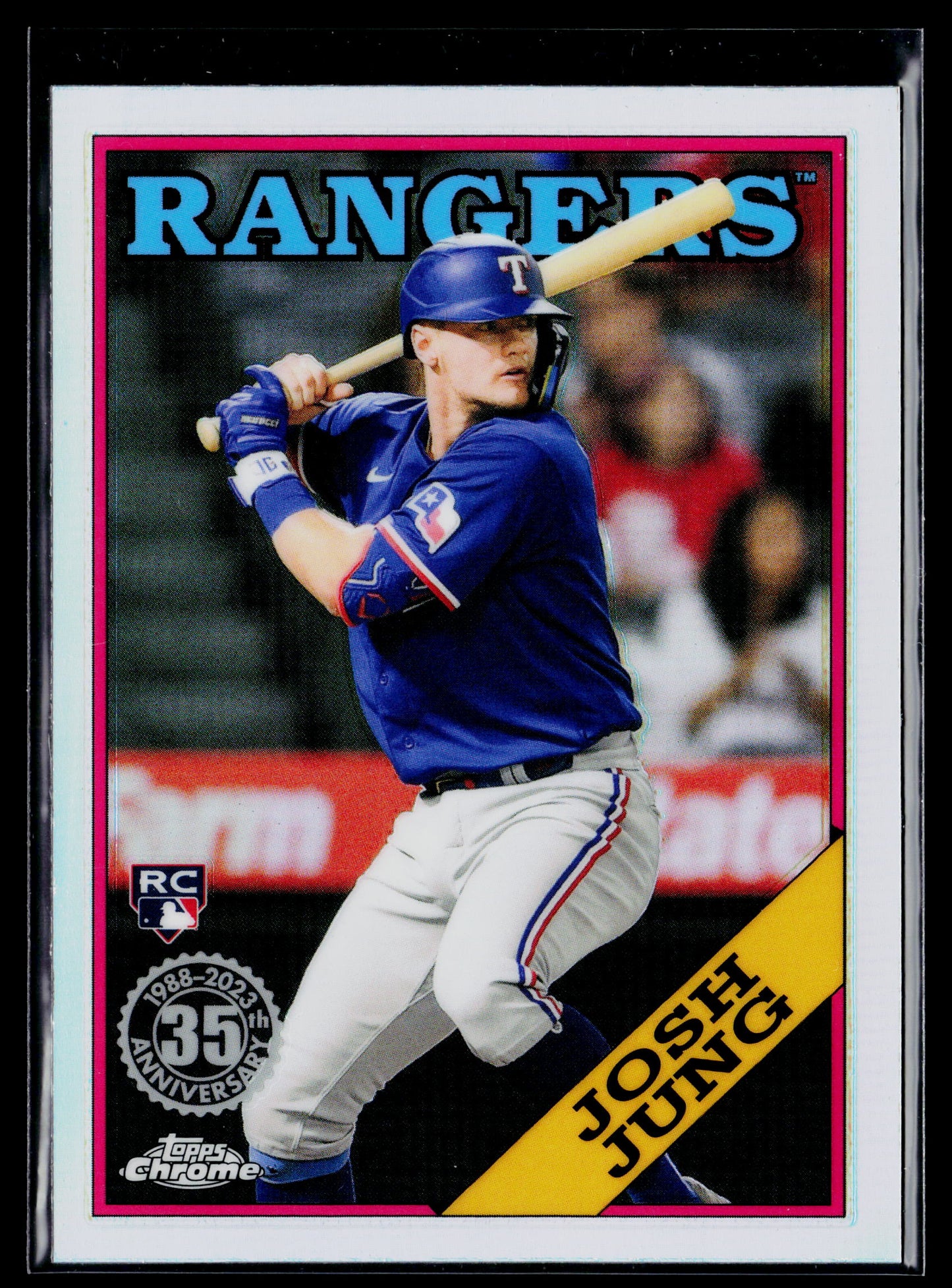 2023 Topps Chrome Josh Jung 1988 Topps Baseball 35th Anniversary #88BC-15