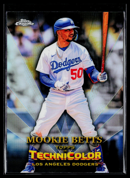 2023 Topps Chrome Mookie Betts Topps in Technicolor #TT-22