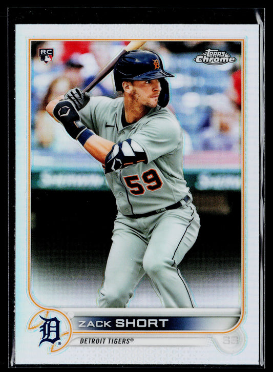 2022 Topps Chrome Sonic Zack Short Rookie Refractor #86
