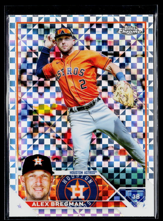 2023 Topps Chrome Alex Bregman X-Fractors #205