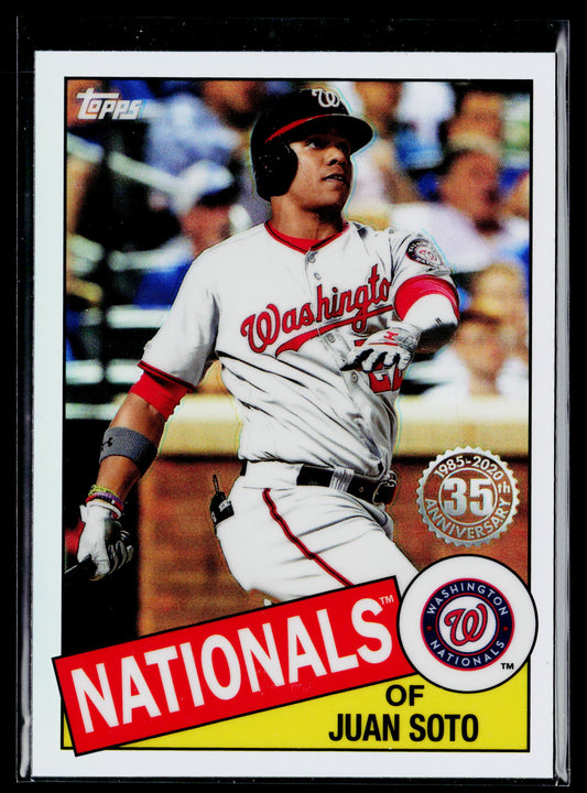 2020 Topps Chrome Juan Soto 1985 Topps Baseball #85TC-3