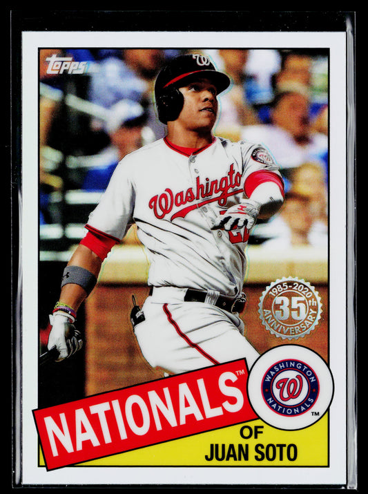 2020 Topps Chrome Juan Soto 1985 Topps Baseball #85TC-3