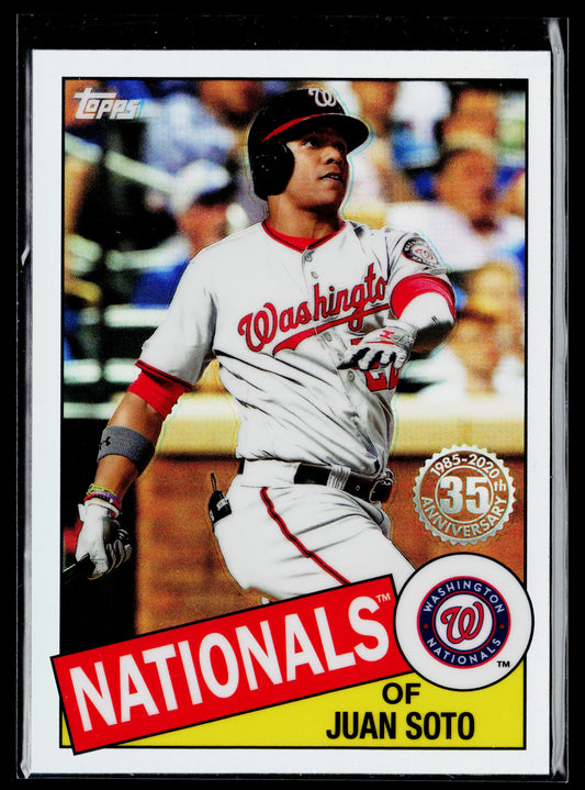 2020 Topps Chrome Juan Soto 1985 Topps Baseball #85TC-3