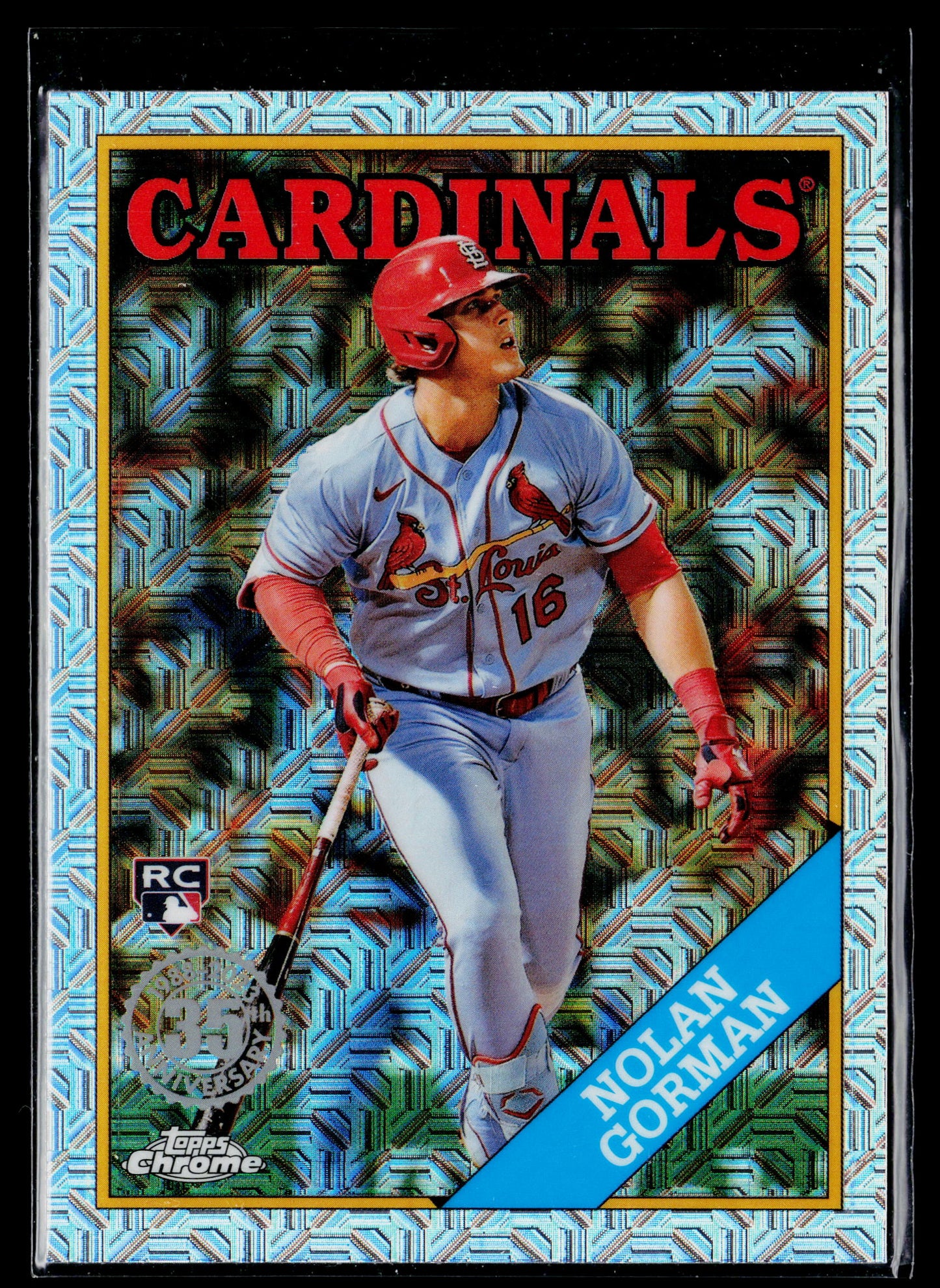 2023 Topps Nolan Gorman 1988 35th Anniversary Chrome (Series One) #T88C-90
