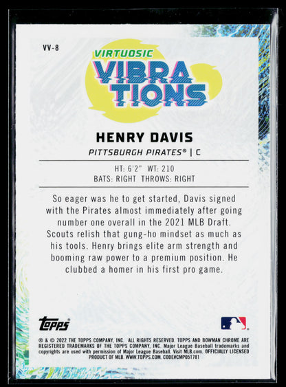 2022 Bowman Henry Davis Virtuosic Vibrations #VV-8