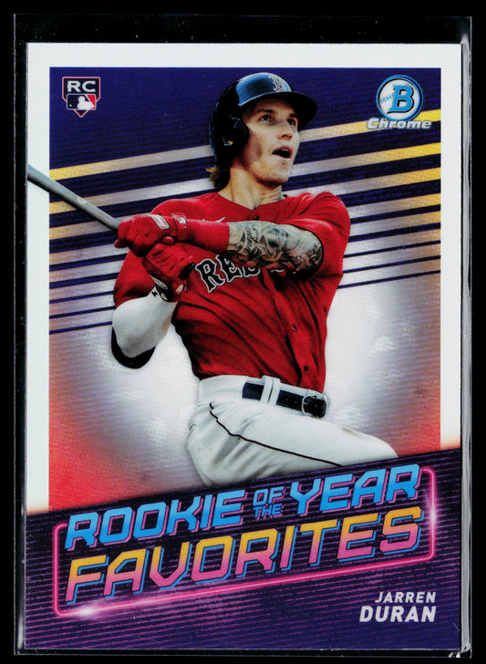 2022 Bowman Jarren Duran Rookie of the Year Favorites #ROYF-2