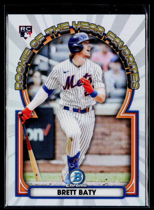 2023 Bowman Brett Baty Rookie of the Year Favorites #ROYF-3