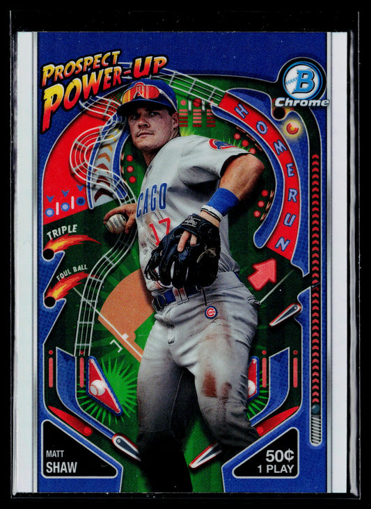 2024 Bowman Matt Shaw Prospect Power-Up #PP-16