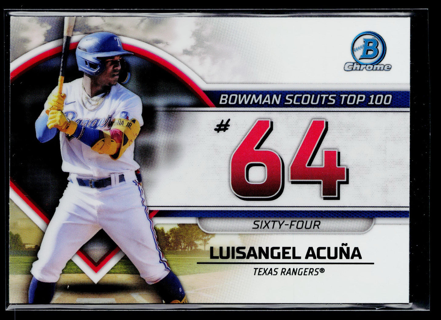 2023 Bowman Luisangel Acuña Bowman Scouts Top 100 #BTP-64
