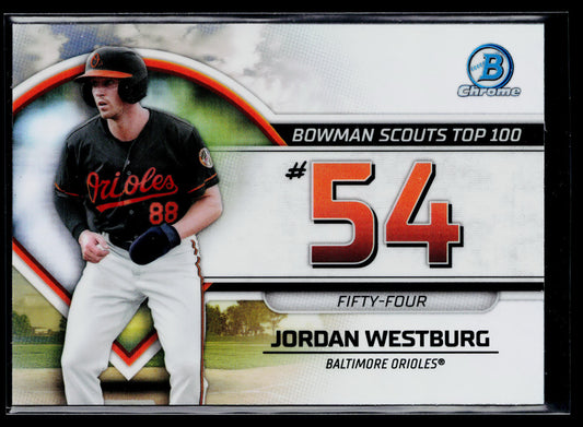 2023 Bowman Jordan Westburg Bowman Scouts Top 100 #BTP-54