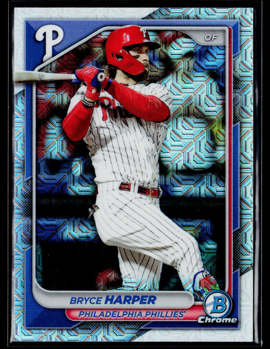 2024 Bowman Bryce Harper Chrome Mojo Refractors #37