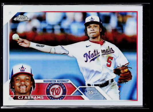 2023 Topps Chrome CJ Abrams Refractors #185