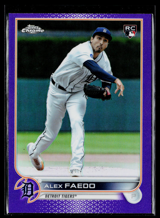 2022 Topps Chrome Update Alex Faedo Purple #USC196