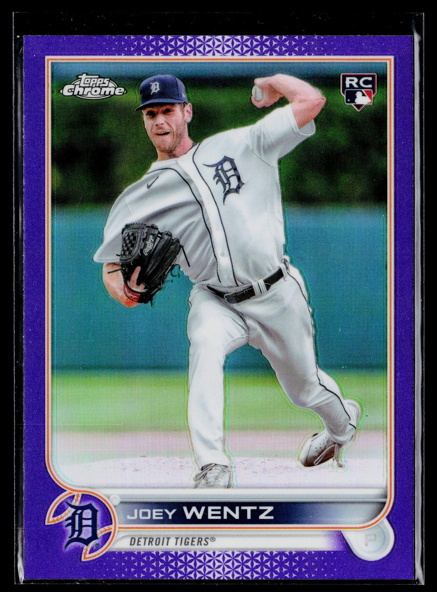 2022 Topps Chrome Update Joey Wentz Purple #USC13