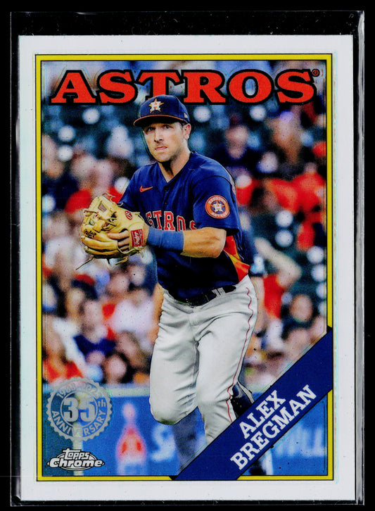 2023 Topps Chrome Alex Bregman 1988 Topps Baseball 35th Anniversary #88BC-7