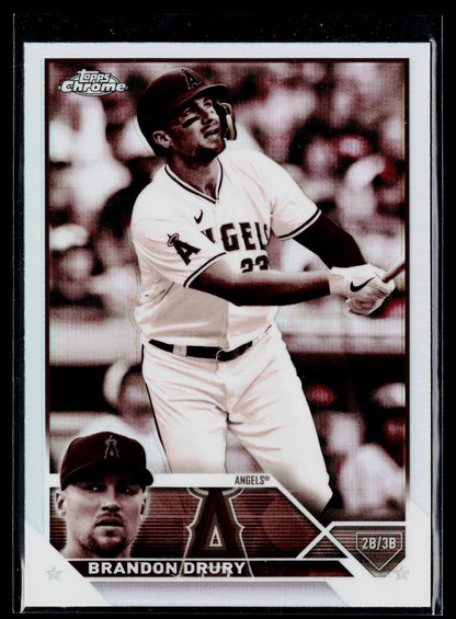 2023 Topps Chrome Brandon Drury Sepia #152