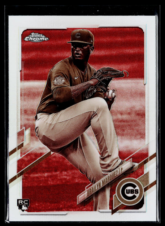 2021 Topps Chrome Brailyn Marquez Rookie Sepia #26
