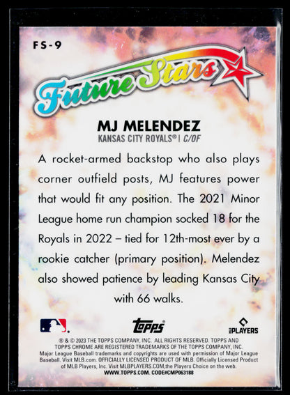2023 Topps Chrome MJ Melendez Future Stars #FS-9
