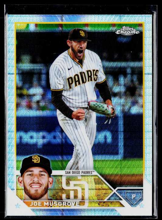 2023 Topps Chrome Joe Musgrove Prism Refractors #121
