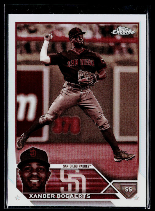 2023 Topps Chrome Xander Bogaerts Sepia #44