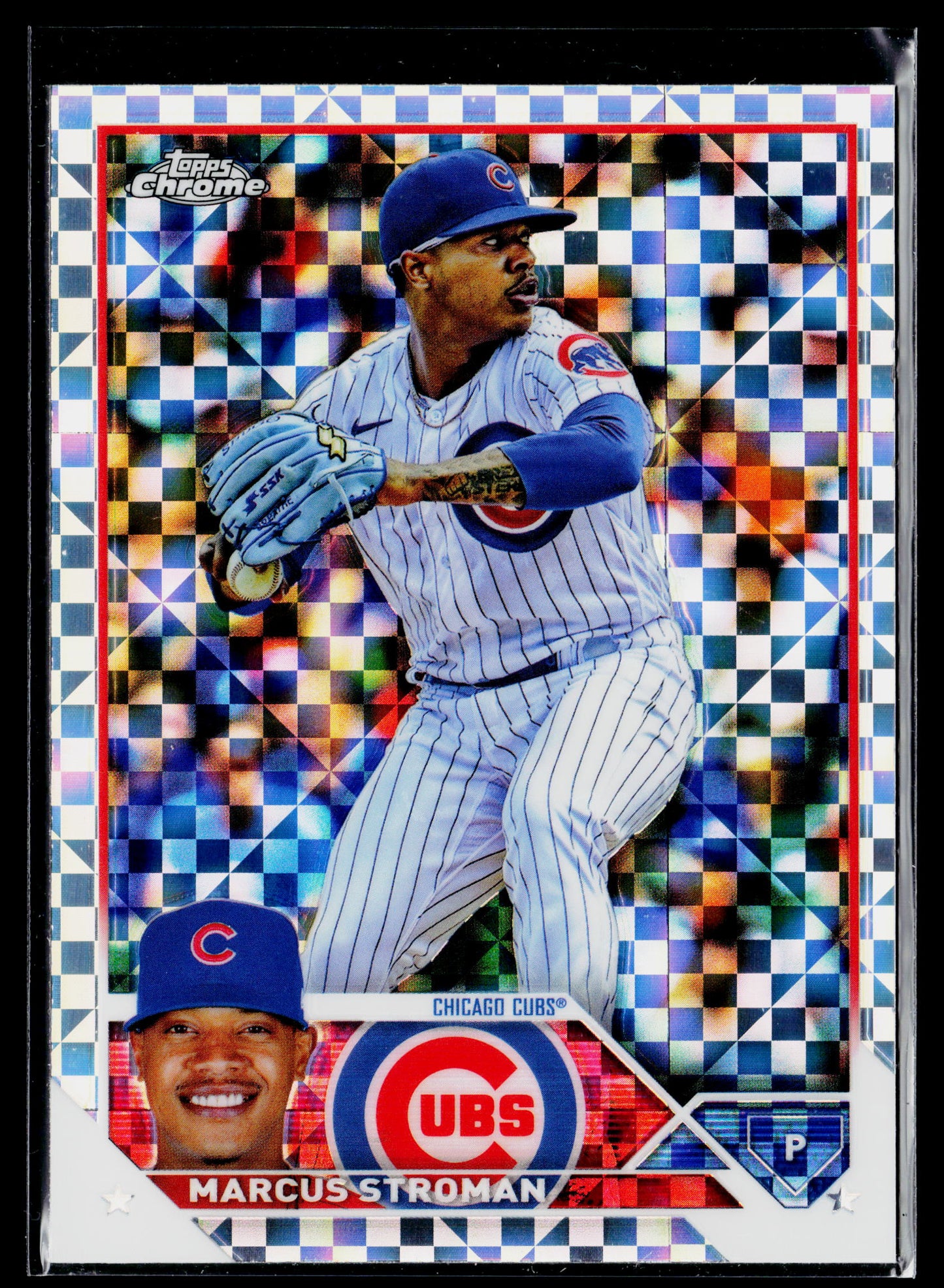 2023 Topps Chrome Marcus Stroman X-Fractors #212