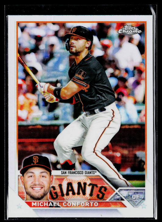 2023 Topps Chrome Michael Conforto Refractors #219