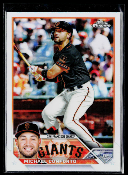 2023 Topps Chrome Michael Conforto Refractors #219