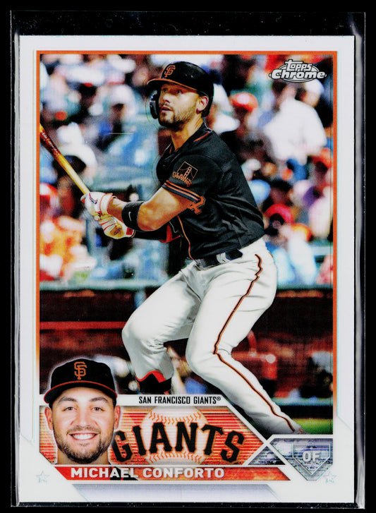 2023 Topps Chrome Michael Conforto Refractors #219