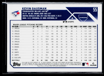 2023 Topps Chrome Kevin Gausman Pink #55