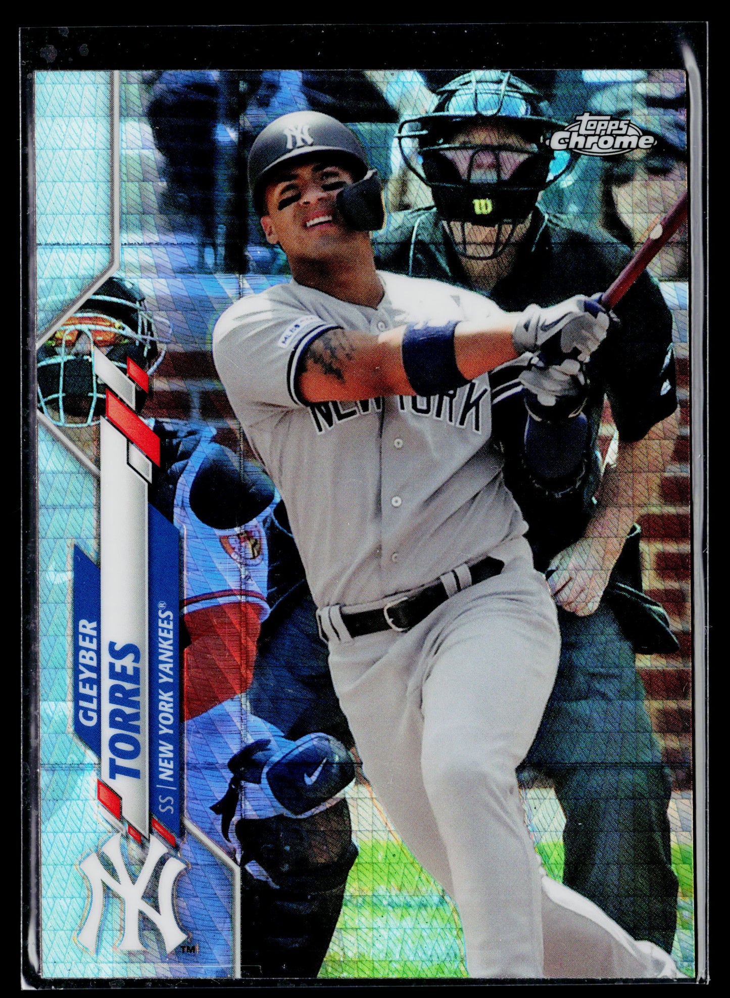 2020 Topps Chrome Gleyber Torres Prism Refractor #45