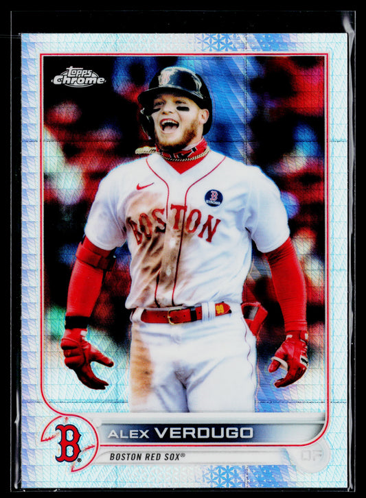 2022 Topps Chrome Alex Verdugo Prism Refractor #33