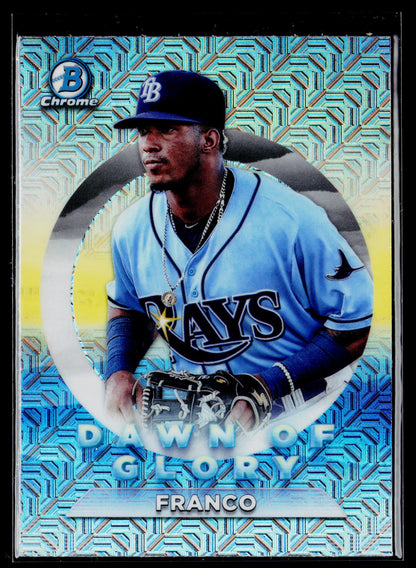2020 Bowman Chrome Wander Franco Dawn of Glory Mojo Refractor #DG-20
