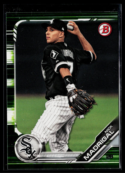 2019 Bowman Nick Madrigal Prospects Camo #BP-63