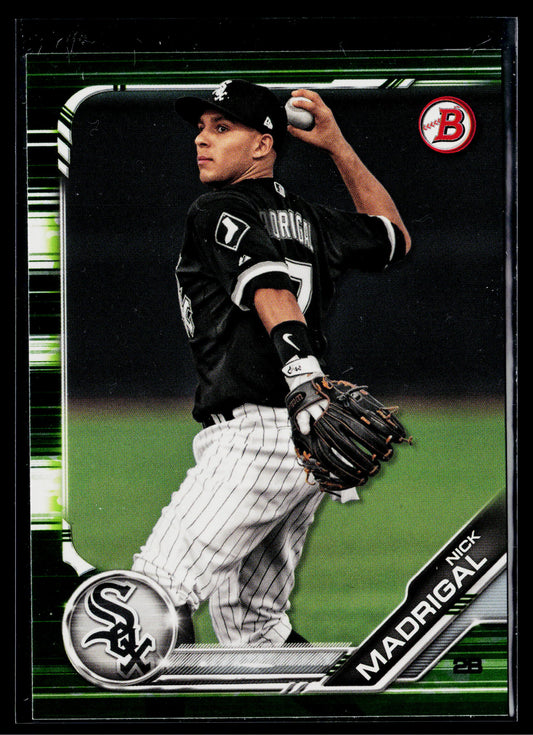 2019 Bowman Nick Madrigal Prospects Camo #BP-63