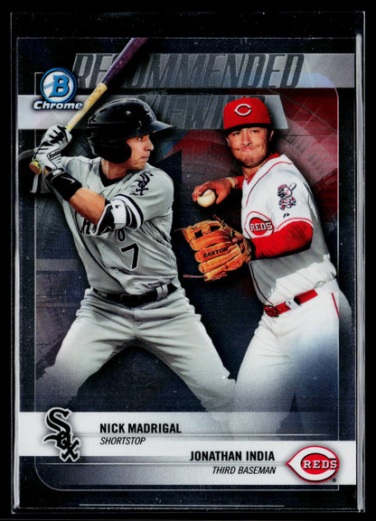 2018 Bowman Draft Nick Madrigal / Jonathan India Recommended Viewing #RV-MI