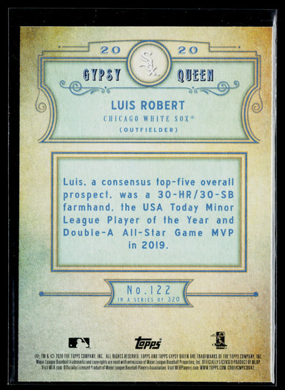 2020 Topps Gypsy Queen Luis Robert Rookie #122